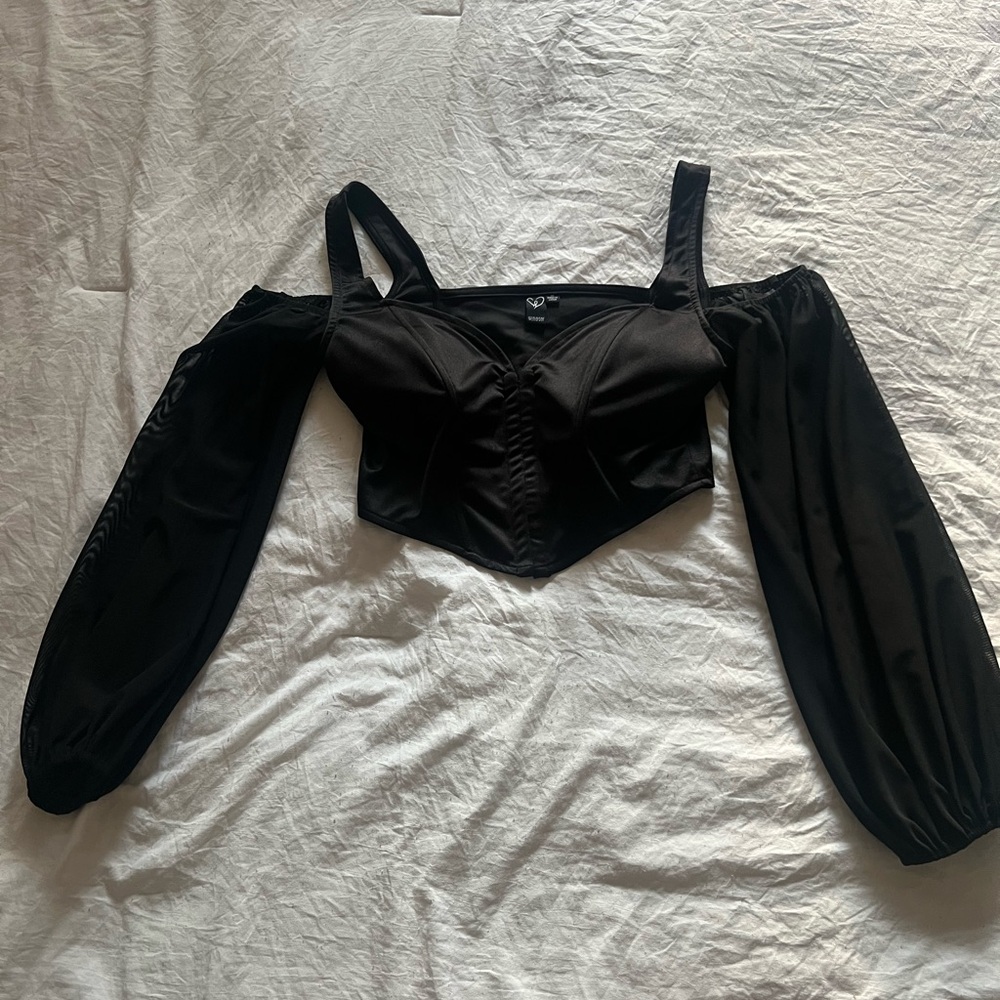 Black Women's Intimate Top - Picture 3 of 3